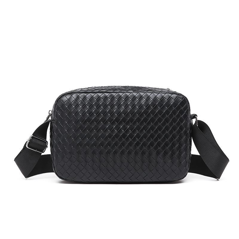 Unisex torba preko ramena – PU materijal, podstava od najlona, geometrijski uzorak, otporna na habanje