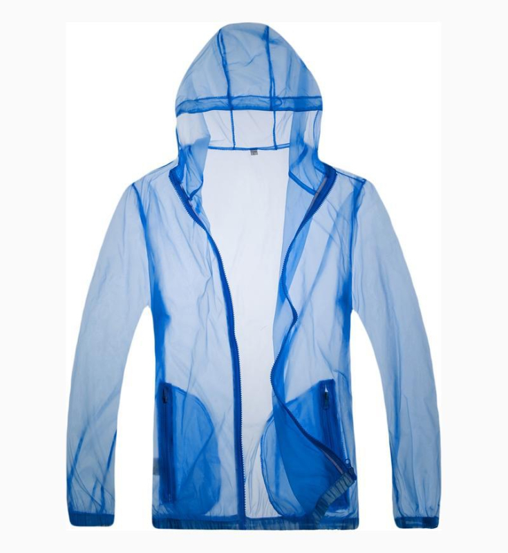 Trendy wear UV zaštita outdoor trench coat, ultratanki, SPF 30, tkanina od smjese kemijskih vlakana, pogodno za ribolov, planinarenje, putovanja, vožnju bicikla