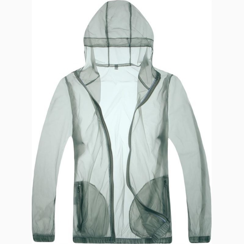 Trendy wear UV zaštita outdoor trench coat, ultratanki, SPF 30, tkanina od smjese kemijskih vlakana, pogodno za ribolov, planinarenje, putovanja, vožnju bicikla