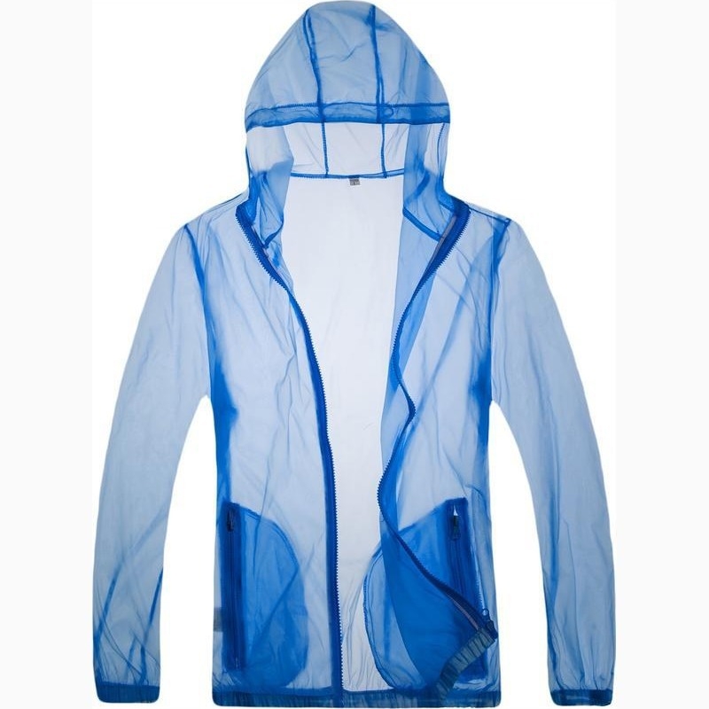 Trendy wear UV zaštita outdoor trench coat, ultratanki, SPF 30, tkanina od smjese kemijskih vlakana, pogodno za ribolov, planinarenje, putovanja, vožnju bicikla