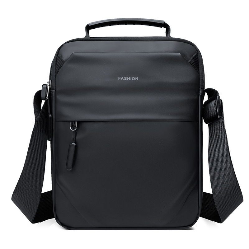 Muška crossbody torba - vodootporna kožna membrana, velika kapaciteta, lagana, prozračna, za poslovna putovanja