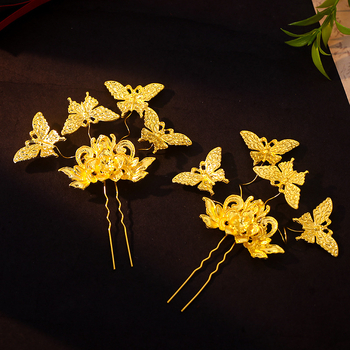 Fejdísz – Ötvözet, Kínai stílus, Fésű a hajhoz, Elektroplatolás, Modell T1628