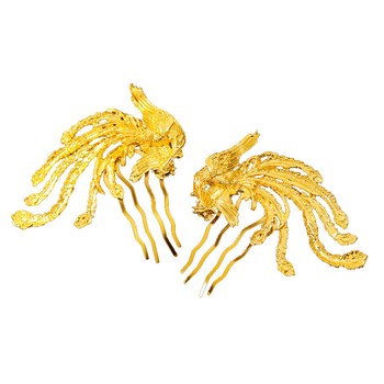 Fejdísz – Ötvözet, Kínai stílus, Fésű a hajhoz, Elektroplatolás, Modell T1628