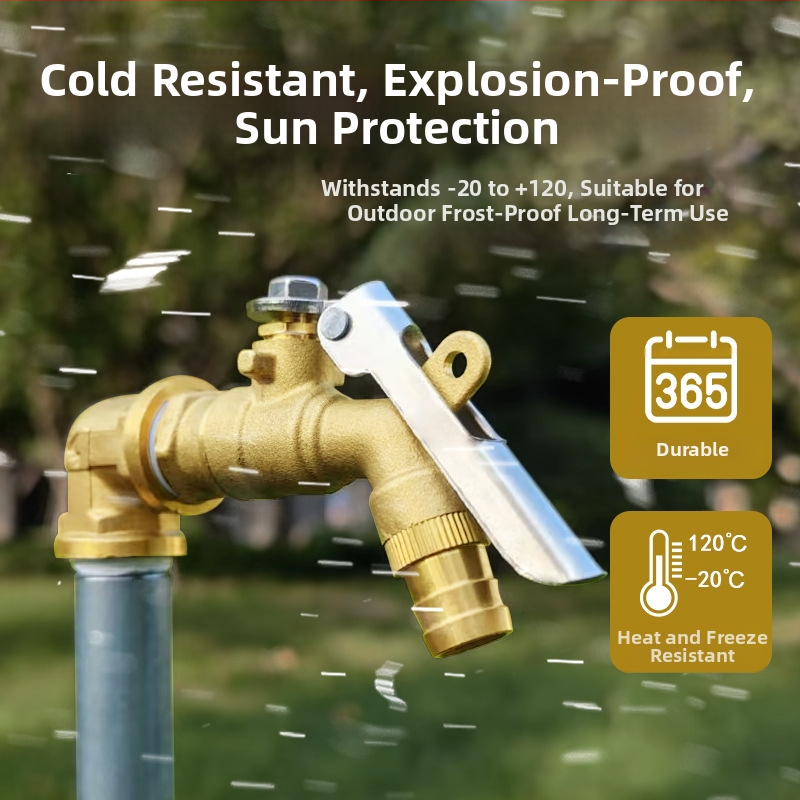 Robinet pentru mașina de spălat, din alamă, cu miez de valvă din cupru, model TK504, certificat CE