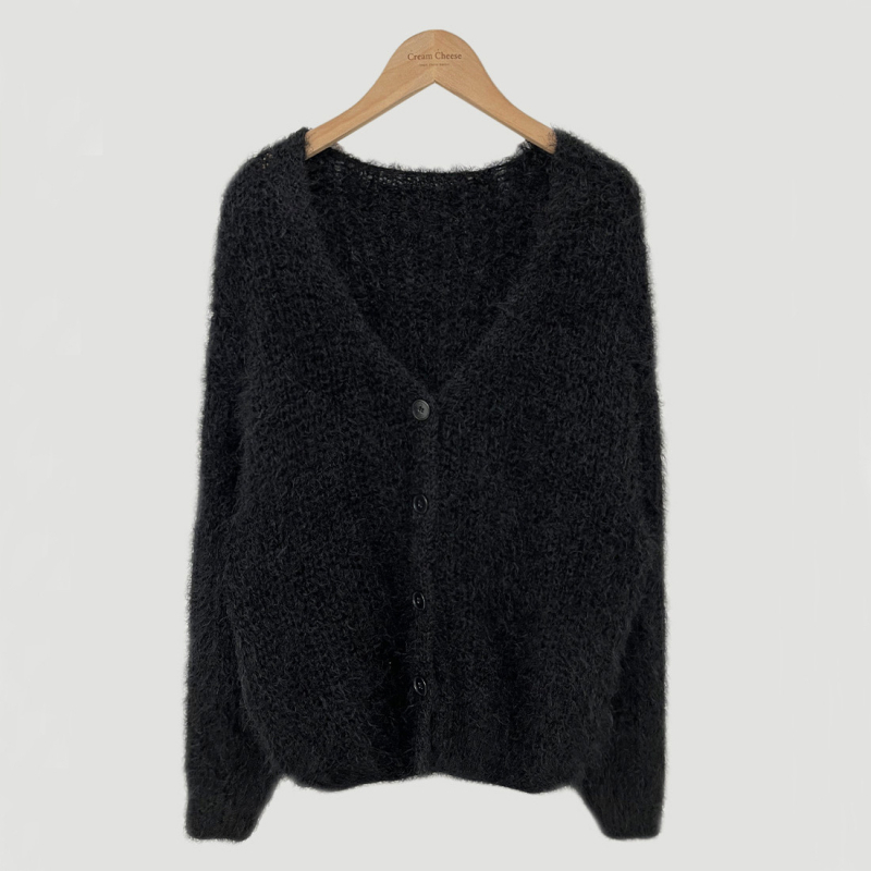 Ženski cardigan od chenille i spandeksa, opuštena silueta, polo ovratnik, duge princeze rukave, patchwork pletena, jesen 2024