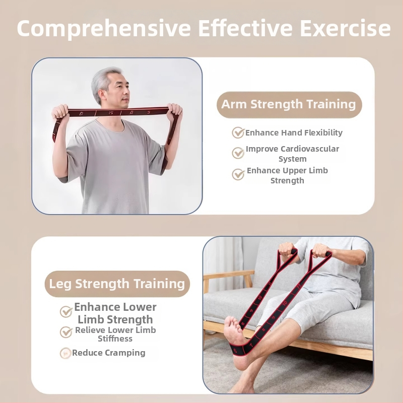 Prstová ochranná bandáž a elastická rezistenčná páska pre rehabilitáciu gluteus maximus - Kompozitný materiál