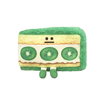 Cat Style pliš novčanik s voćnim uzorkom, unisex, podstava od poliester