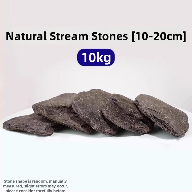 Sada kamenných prvkov pre akvárium na stolné použitie - živica, ekologický tok dekor, platforma pre korytnačku