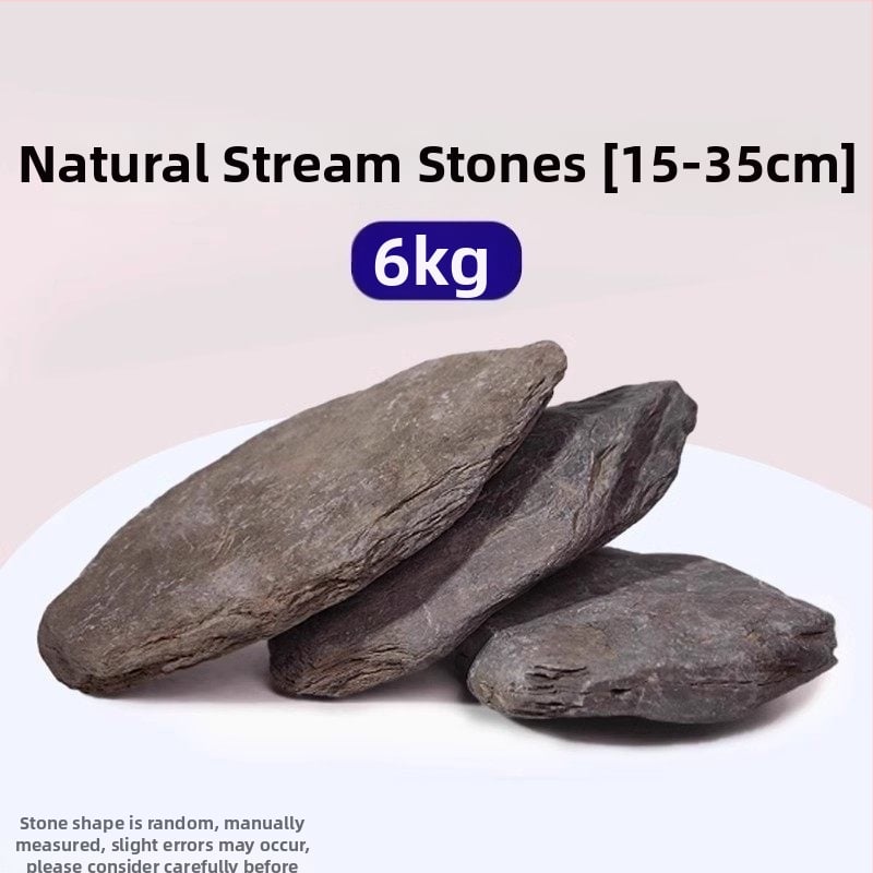 Sada kamenných prvkov pre akvárium na stolné použitie - živica, ekologický tok dekor, platforma pre korytnačku