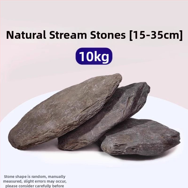 Sada kamenných prvkov pre akvárium na stolné použitie - živica, ekologický tok dekor, platforma pre korytnačku