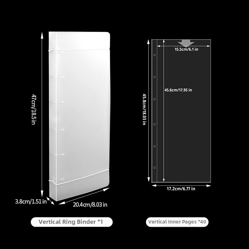 Χειροποίητο φωτογραφικό άλμπουμ για πανό, PP εξώφυλλο, δέσιμο loose-leaf, 10 σελίδες, εκτύπωση λογότυπου και προσαρμογή.