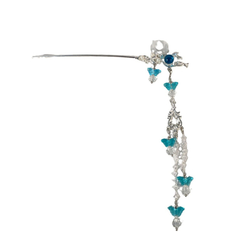 Igla za kosu od legure Moon Tassel, antički stil, Jinling Jewelry, model T0753, dodatak za glavu