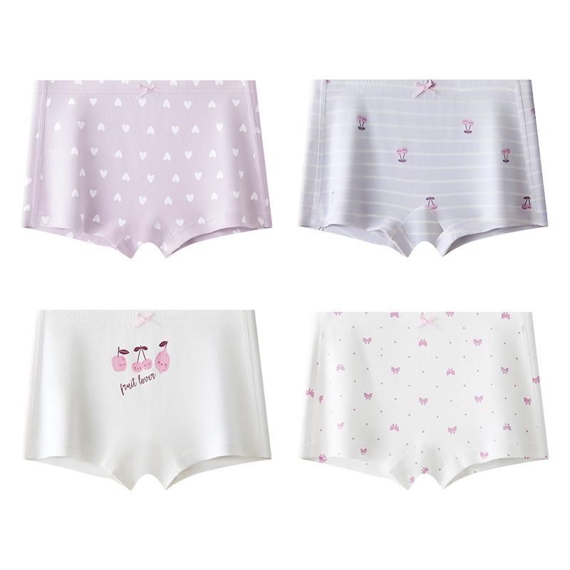 Dječje pamučne gaćice (4 kom): 93% pamuk, sigurnosna klasa A, srednji pojas, anti-wedgie, za sve sezone