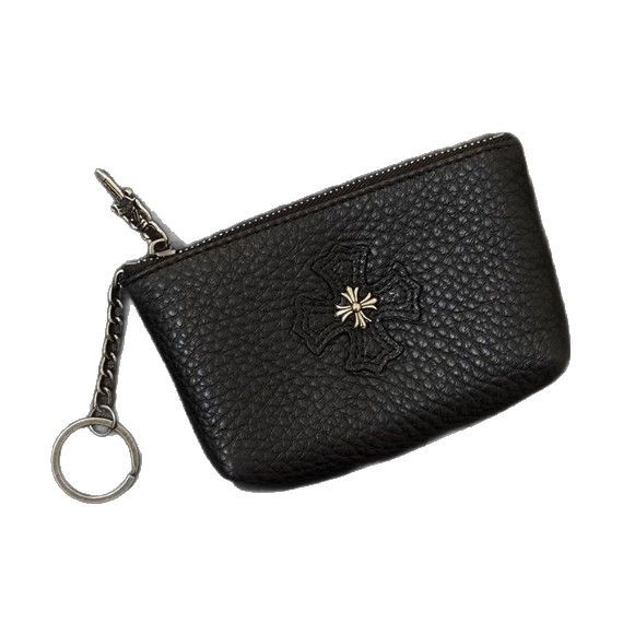 Novčanik za novčiće od kože prvog sloja s zatvaračem, unisex urbani minimalistički stil, držač kartica