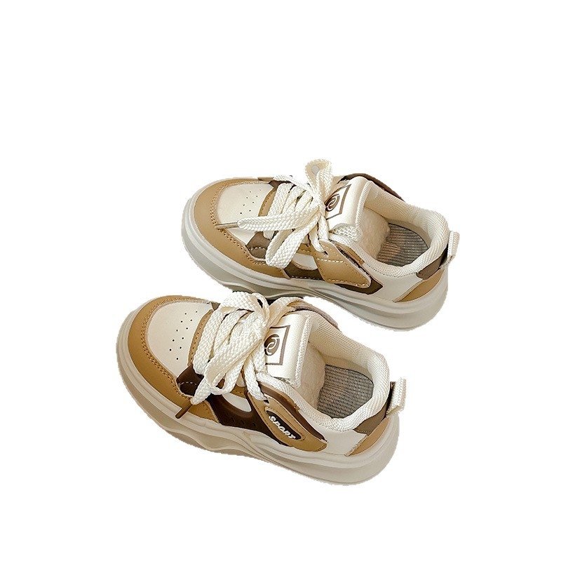 Dječje tenisice za proljeće-jesen, unisex, s Velcro zatvaračem, PU gornjište i PU potplat, svakodnevna obuća