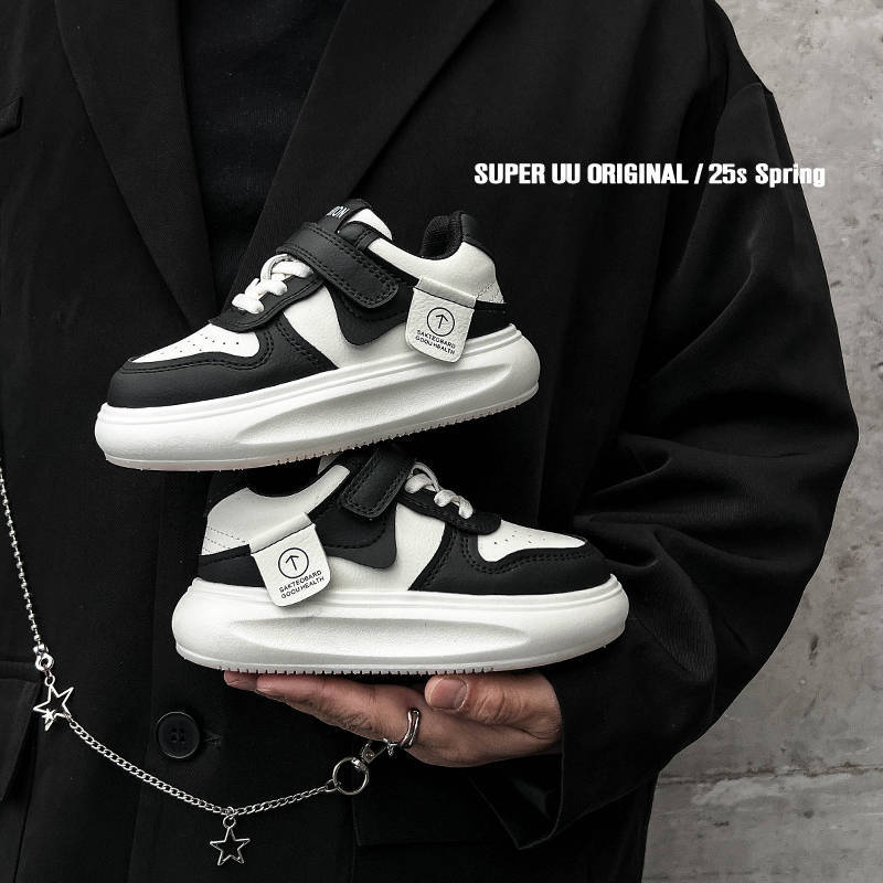 Dječje tenisice s Velcro zatvaračem, prozračni gornji dio od mikrovlakana, EVA đon, Korejski stil, unisex, proljeće–jesen