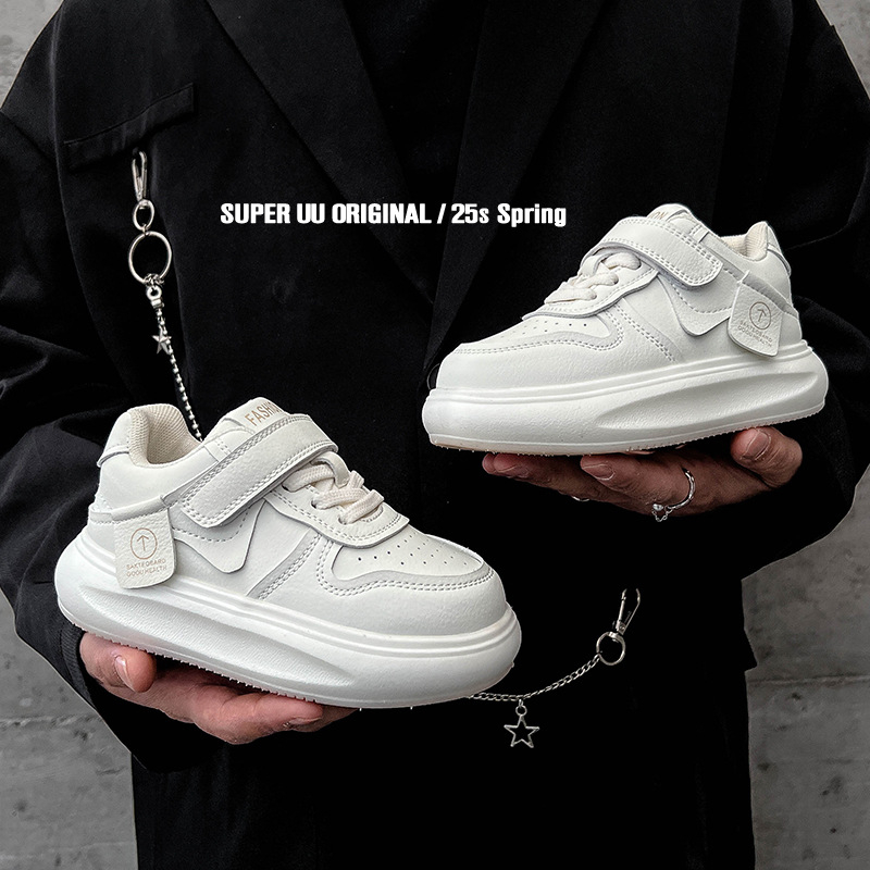 Dječje tenisice s Velcro zatvaračem, prozračni gornji dio od mikrovlakana, EVA đon, Korejski stil, unisex, proljeće–jesen
