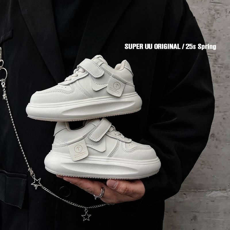 Dječje tenisice s Velcro zatvaračem, prozračni gornji dio od mikrovlakana, EVA đon, Korejski stil, unisex, proljeće–jesen