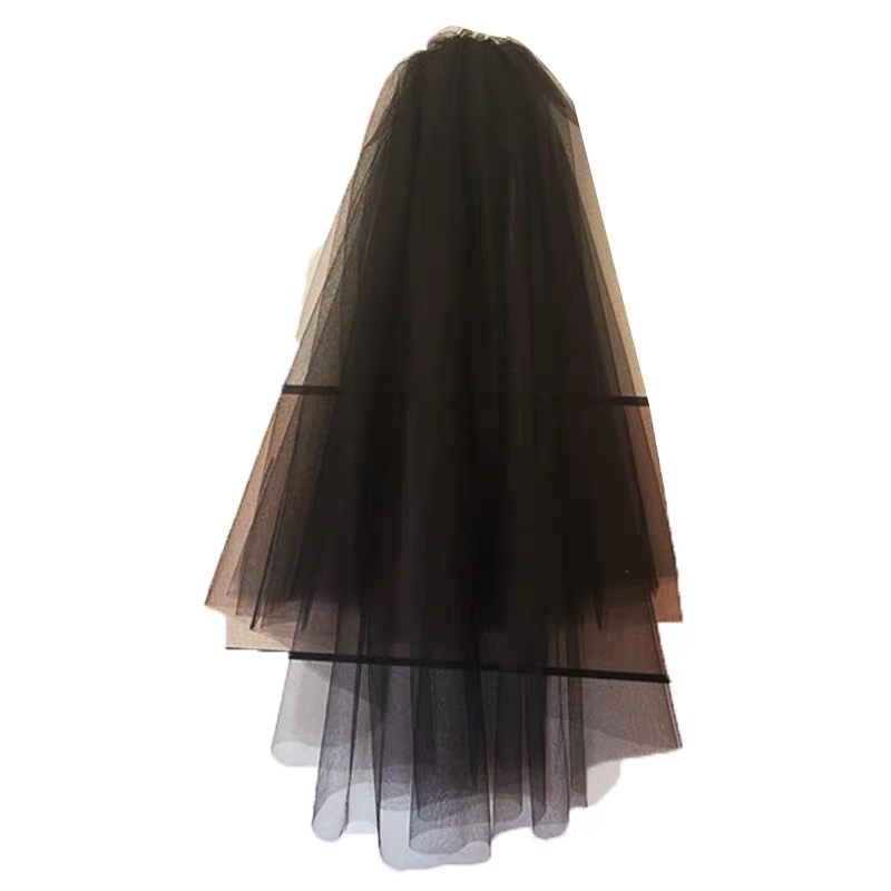 Pokrivalo za glavu od mreže, vintage ženski stil, goth šal-stil, za Halloween, nevjesta duh, jesen 2025