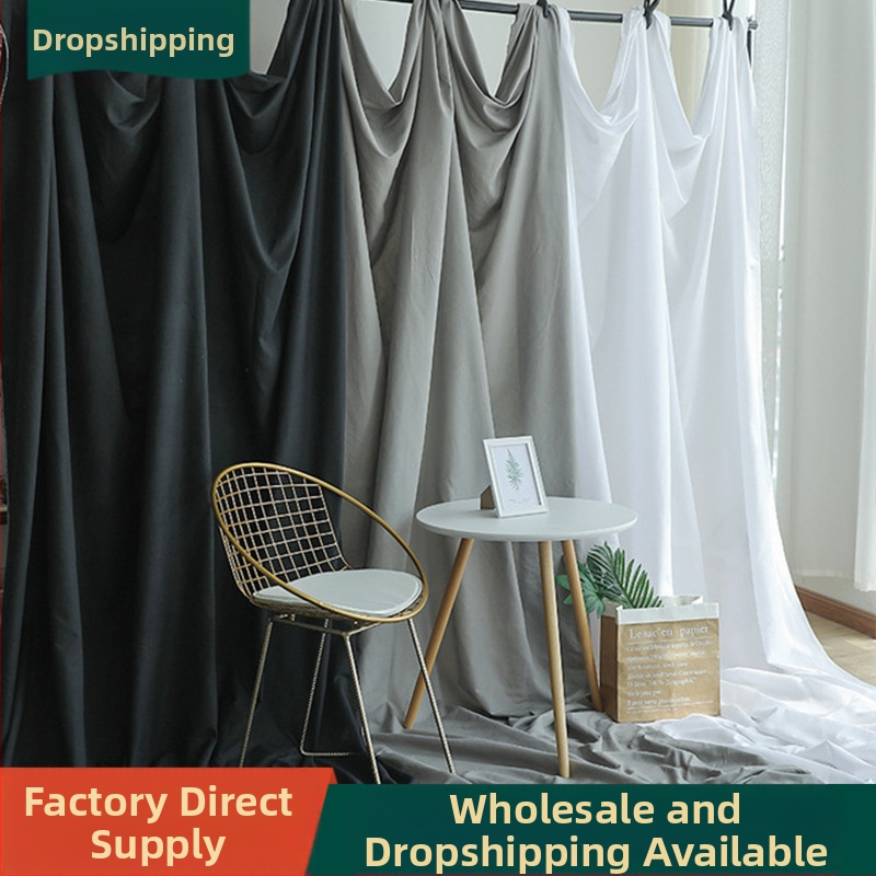 Fanmurui BU026 pozadie látka, polyester-bavlna, na fotenie oblečenia