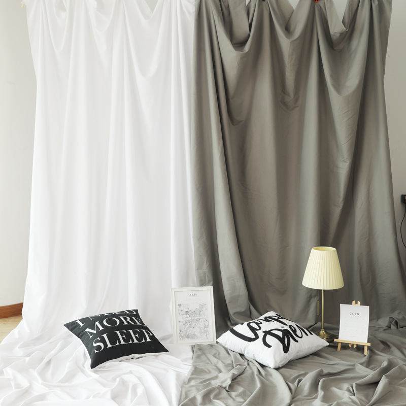 Fanmurui BU026 pozadie látka, polyester-bavlna, na fotenie oblečenia