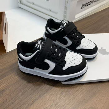 Dječje tenisice s niskim gornjim dijelom, Velcro zatvarač, gornji dio od mikrovlaknaste kože, gumena potplat