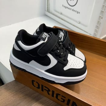 Dječje tenisice s niskim gornjim dijelom, Velcro zatvarač, gornji dio od mikrovlaknaste kože, gumena potplat