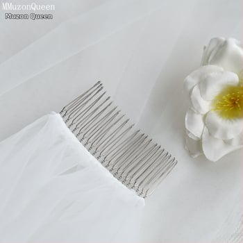 Vjenčani veo, najlon, dvostruki sloj, U-oblik, ženski stil, marka Manzhen Bride, model V-26