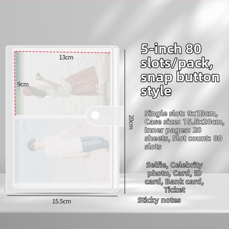 Άλμπουμ καρτών τετραπλής διάταξης – φωτοαλμπουμ με αφαιρούμενες σελίδες, εξώφυλλο PP, 20 εσωτερικές σελίδες, δυνατότητα παραμετροποίησης
