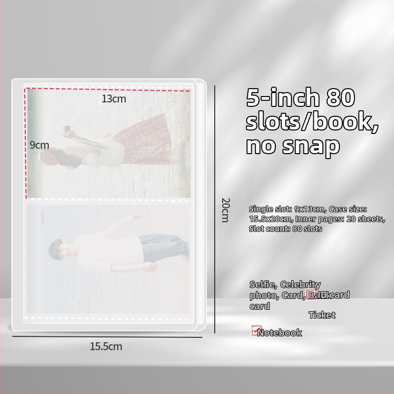 Άλμπουμ καρτών τετραπλής διάταξης – φωτοαλμπουμ με αφαιρούμενες σελίδες, εξώφυλλο PP, 20 εσωτερικές σελίδες, δυνατότητα παραμετροποίησης