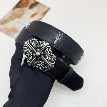 Ανδρική ζώνη PU δέρμα, αγκράφα από κράμα, κλείσιμο με κουμπί snap, πλάτος 2–4 εκ, καλοκαίρι 2024