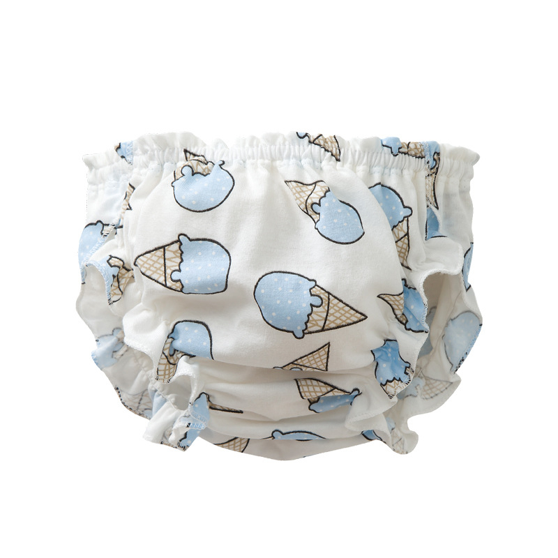 Dječje pamučne gaćice, unisex, 95% pamuk, Klasa A, čipka s karikaturalnim uzorkom, uzrast 3–8 godina, ljeto 2022