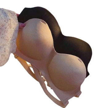 Bez naramenica tube top grudnjak, pune čahure, srednji oblik čahure, protuklizna, lijep stražnji dio, materijal Nylon 80–90%