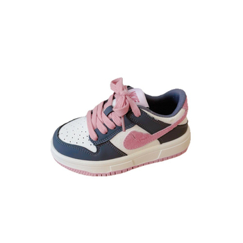 Dječje tenisice s tankom potplatom, koreanskog stila, unisex, Velcro zatvarač, gumena potplata, gornji dio od mikrovlaknast kože, mrežasta podstava