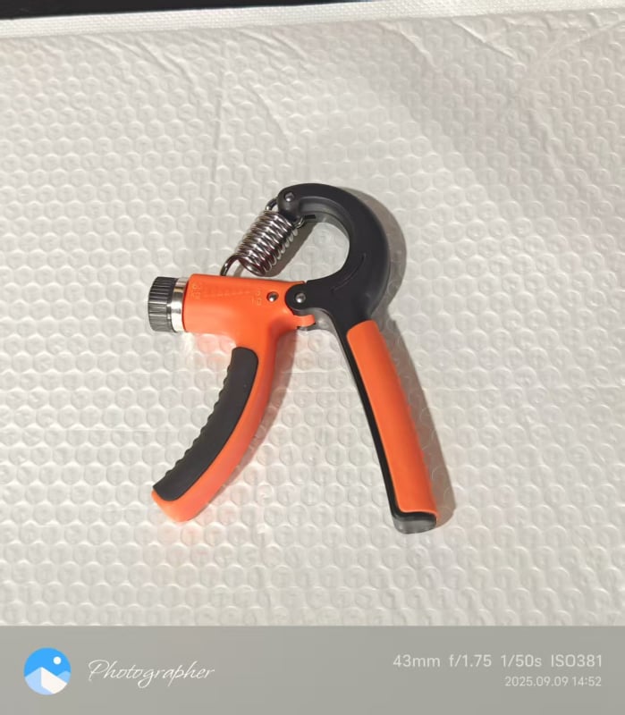 Practice Fogáserő-fejlesztő – rugós acélból, 5-60 kg-os állítható, rugós feszítő, uniszex, fitnesz és rehabilitáció