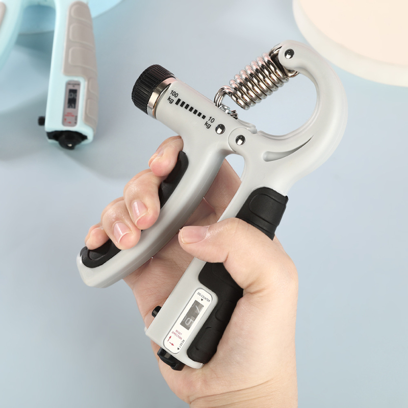 Practice Fogáserő-fejlesztő – rugós acélból, 5-60 kg-os állítható, rugós feszítő, uniszex, fitnesz és rehabilitáció