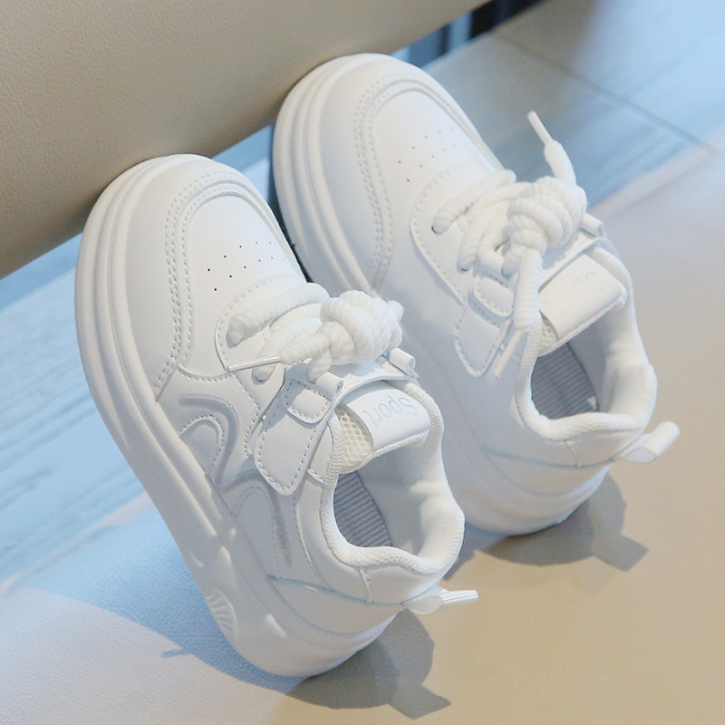 Dječje tenisice za trčanje, prozračne, lagane i otporne, gornji dio od umjetne kože, kopčanje na Velcro, potplat PVC, za dob 1–6 godina, pogodne za proljeće i jesen