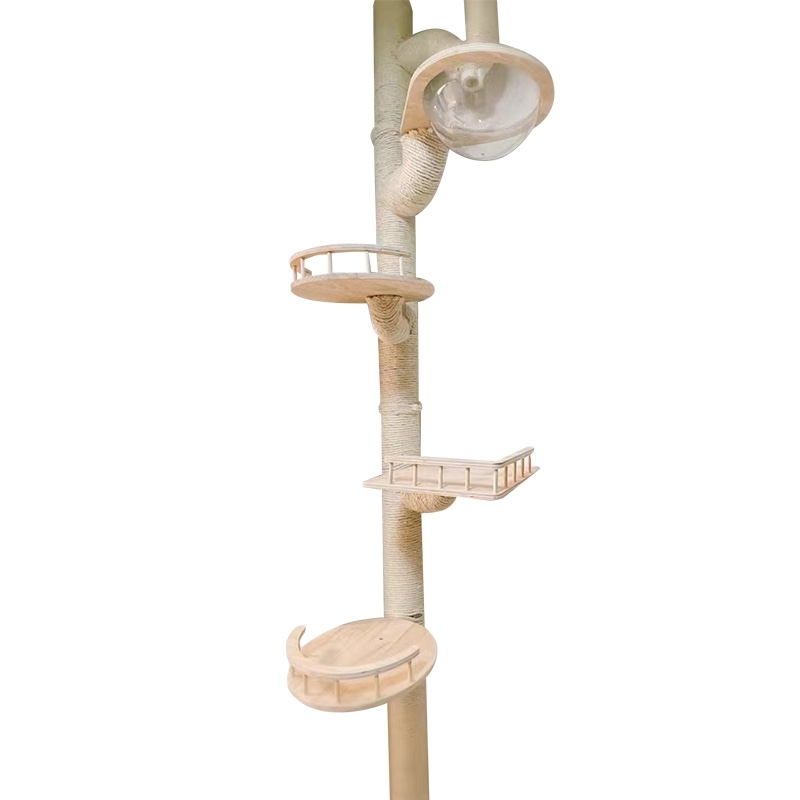 Yuepai PVC котешка катереща рамка за балкон, прост стил