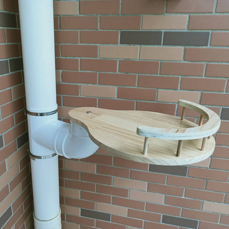 Yuepai PVC котешка катереща рамка за балкон, прост стил