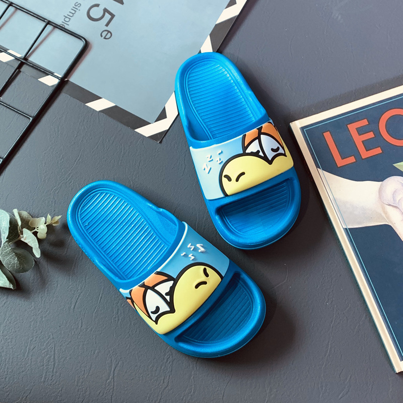 Dječje kupaonske papuče s karikaturnim uzorkom, gornji dio PVC, potplat PVC, unisex, uzrast 7-12 godina