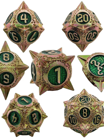Fémes dobókocka készlet D&D-hez | cinkötvözet | 20 oldalú dobókockák | Xincheng márka | 100 darabos készlet | testreszabás elérhető