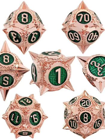 Fémes dobókocka készlet D&D-hez | cinkötvözet | 20 oldalú dobókockák | Xincheng márka | 100 darabos készlet | testreszabás elérhető
