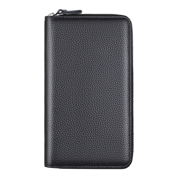 Muška kožna clutch torba s držačem kartica, Gerola, zaštita od krađe, podstava od poliester