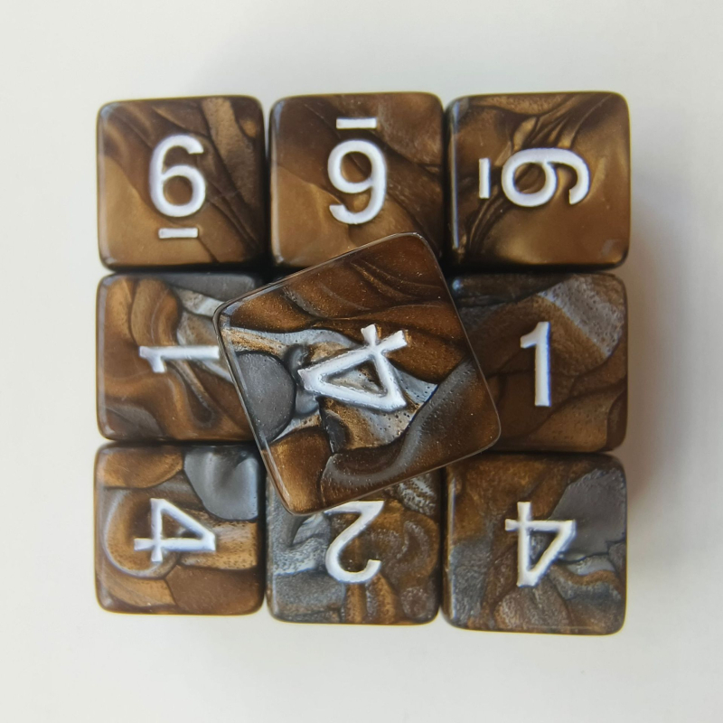 D6 akril dobókocka, jobb szögű formájú, 5000 darabos készlet, márka Create, sakk- és kártyajátékokhoz