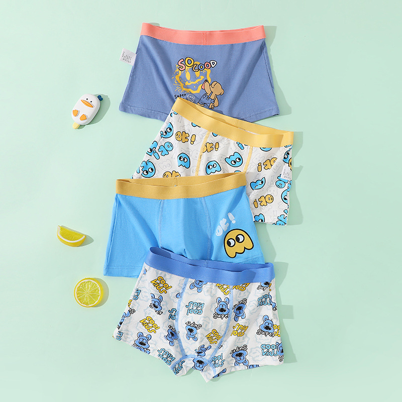 Dječje pamučne gaćice za dečke - 95% pamuk, sigurnosna Klasa A, za djecu od 8 godina (iznad 140 cm), Ljeto 2024