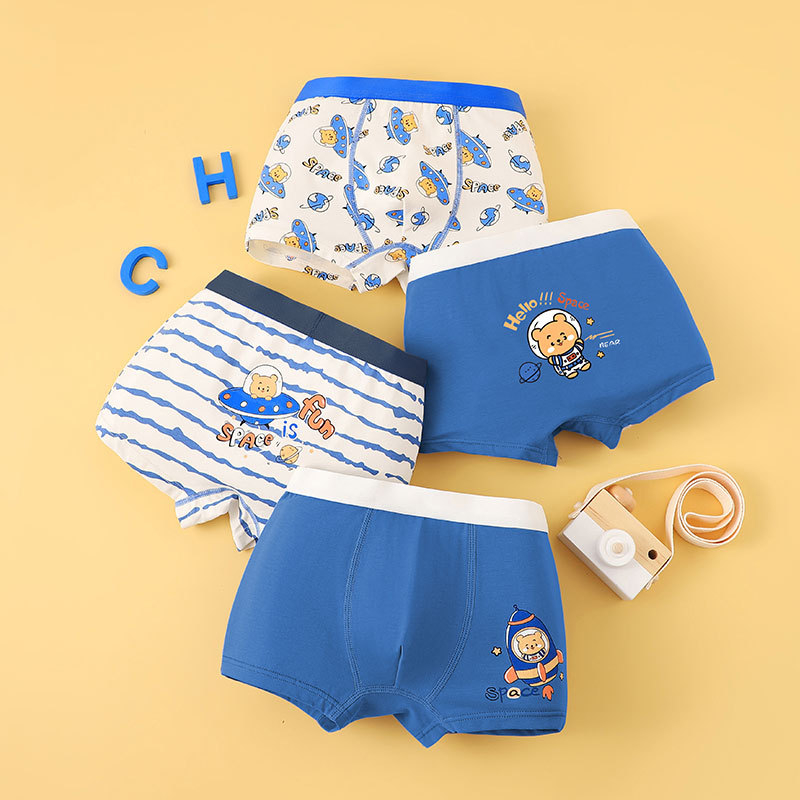 Dječje pamučne gaćice za dečke - 95% pamuk, sigurnosna Klasa A, za djecu od 8 godina (iznad 140 cm), Ljeto 2024