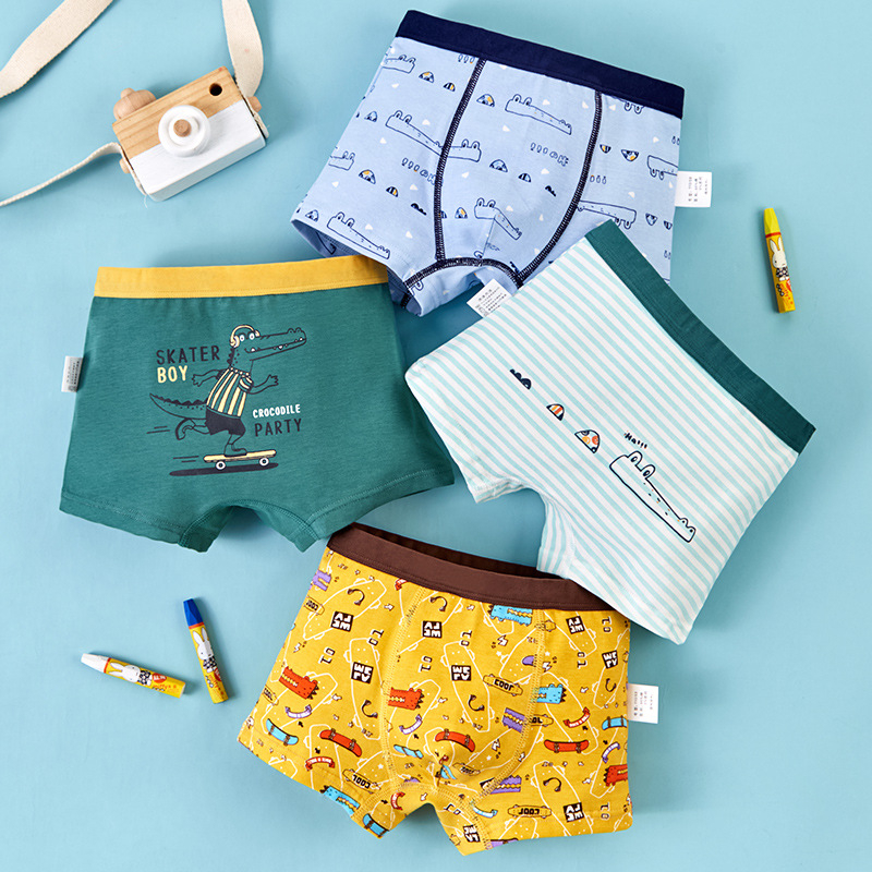 Dječje pamučne gaćice za dečke - 95% pamuk, sigurnosna Klasa A, za djecu od 8 godina (iznad 140 cm), Ljeto 2024