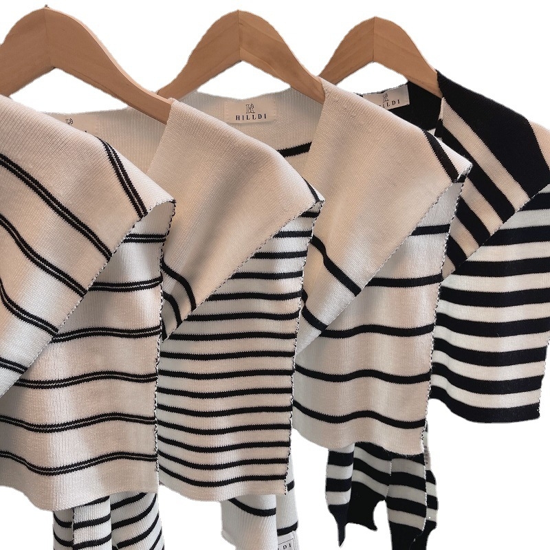 Шал от вълна със Warp knitting технология, средна дължина, топъл, подходящ за лято