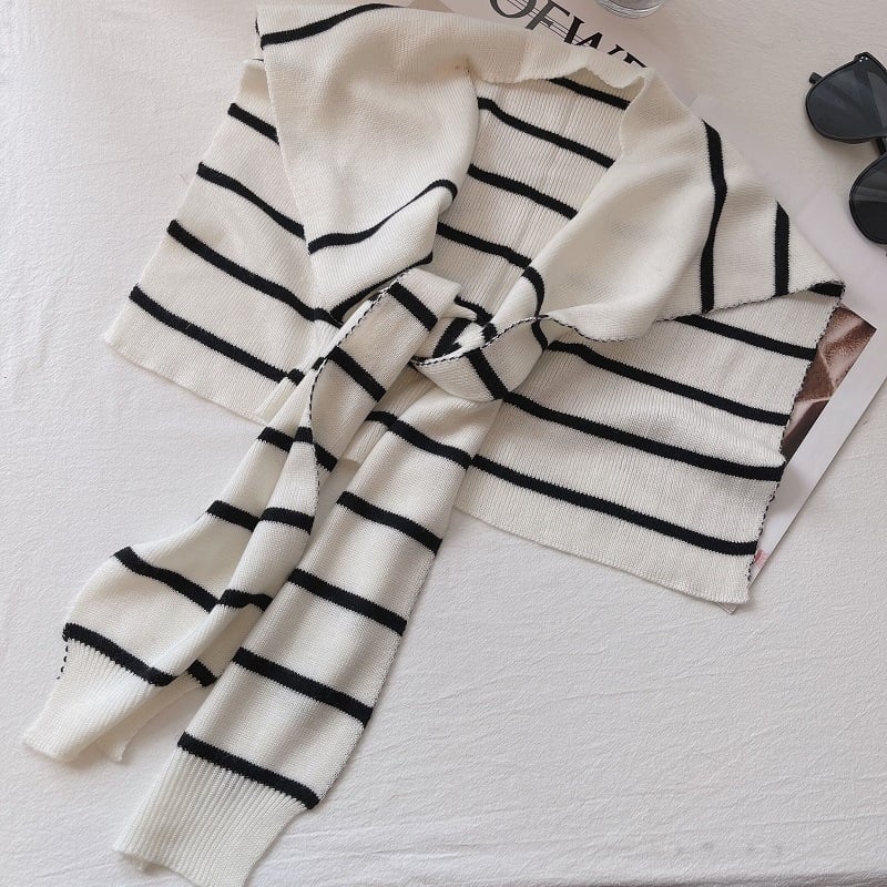 Шал от вълна със Warp knitting технология, средна дължина, топъл, подходящ за лято