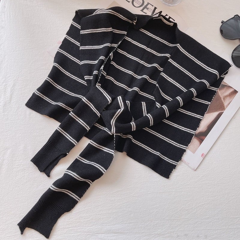 Шал от вълна със Warp knitting технология, средна дължина, топъл, подходящ за лято